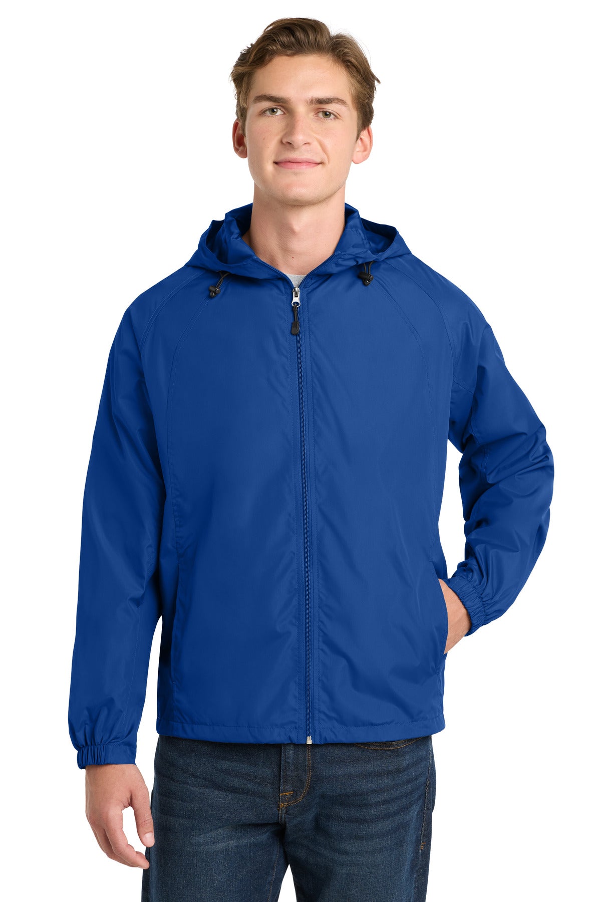 Sport-Tek Hooded Raglan Jacket JST73