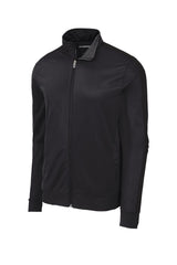 Sport-Tek  Tricot Sleeve Stripe Track Jacket JST94