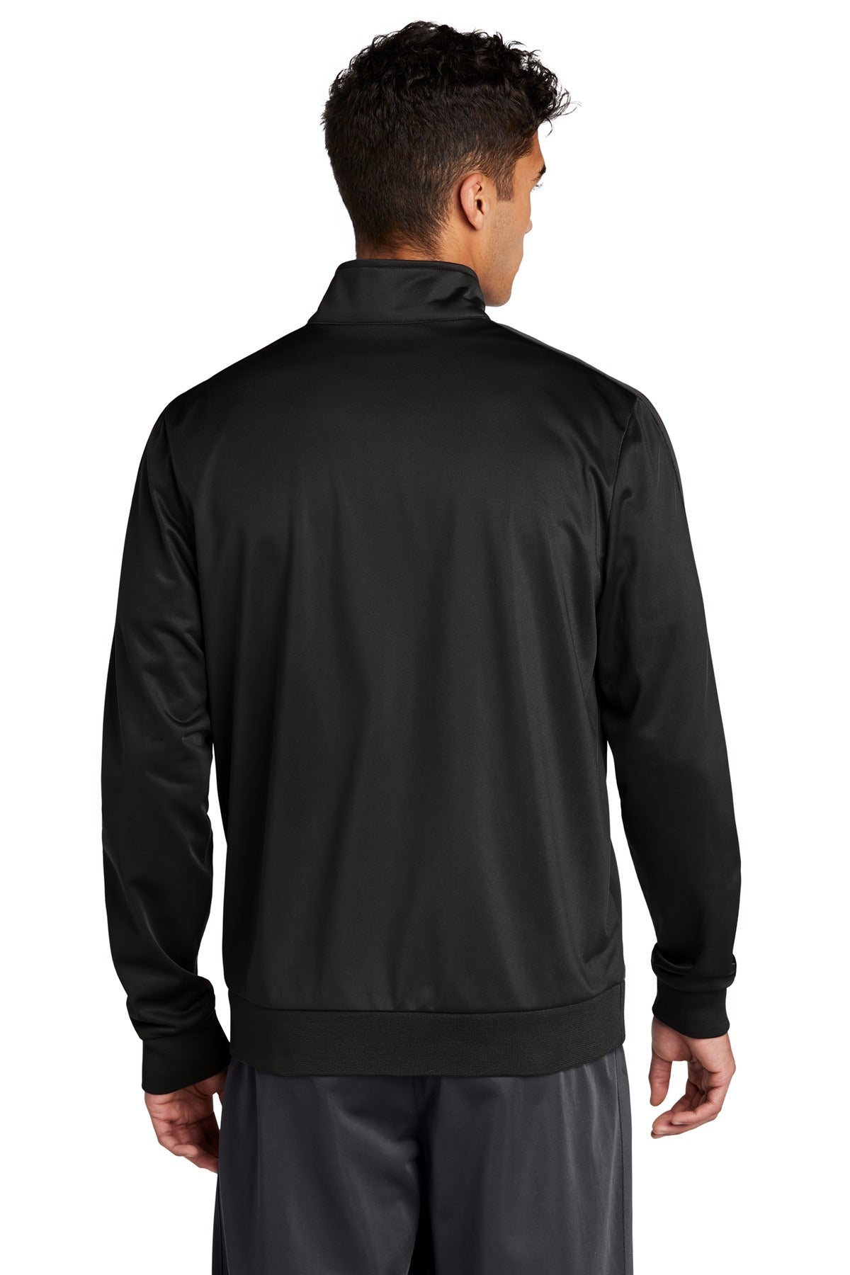 Sport-Tek  Tricot Sleeve Stripe Track Jacket JST94