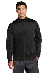Sport-Tek  Tricot Sleeve Stripe Track Jacket JST94