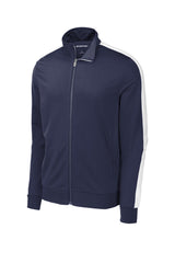 Sport-Tek  Tricot Sleeve Stripe Track Jacket JST94