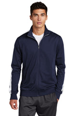 Sport-Tek  Tricot Sleeve Stripe Track Jacket JST94