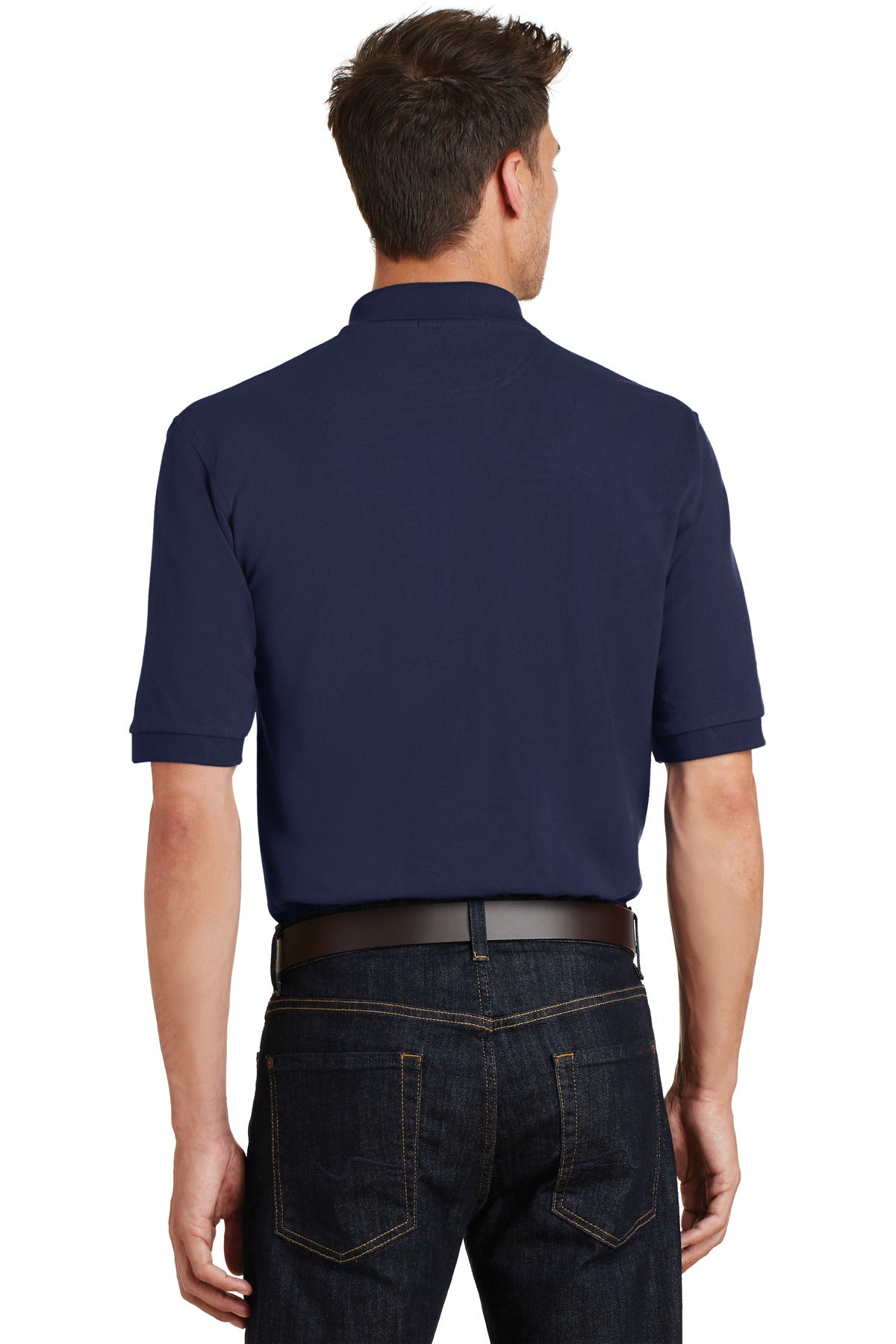 Port Authority Heavyweight Cotton Pique Polo with Pocket K420P