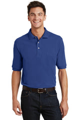 Port Authority Heavyweight Cotton Pique Polo with Pocket K420P