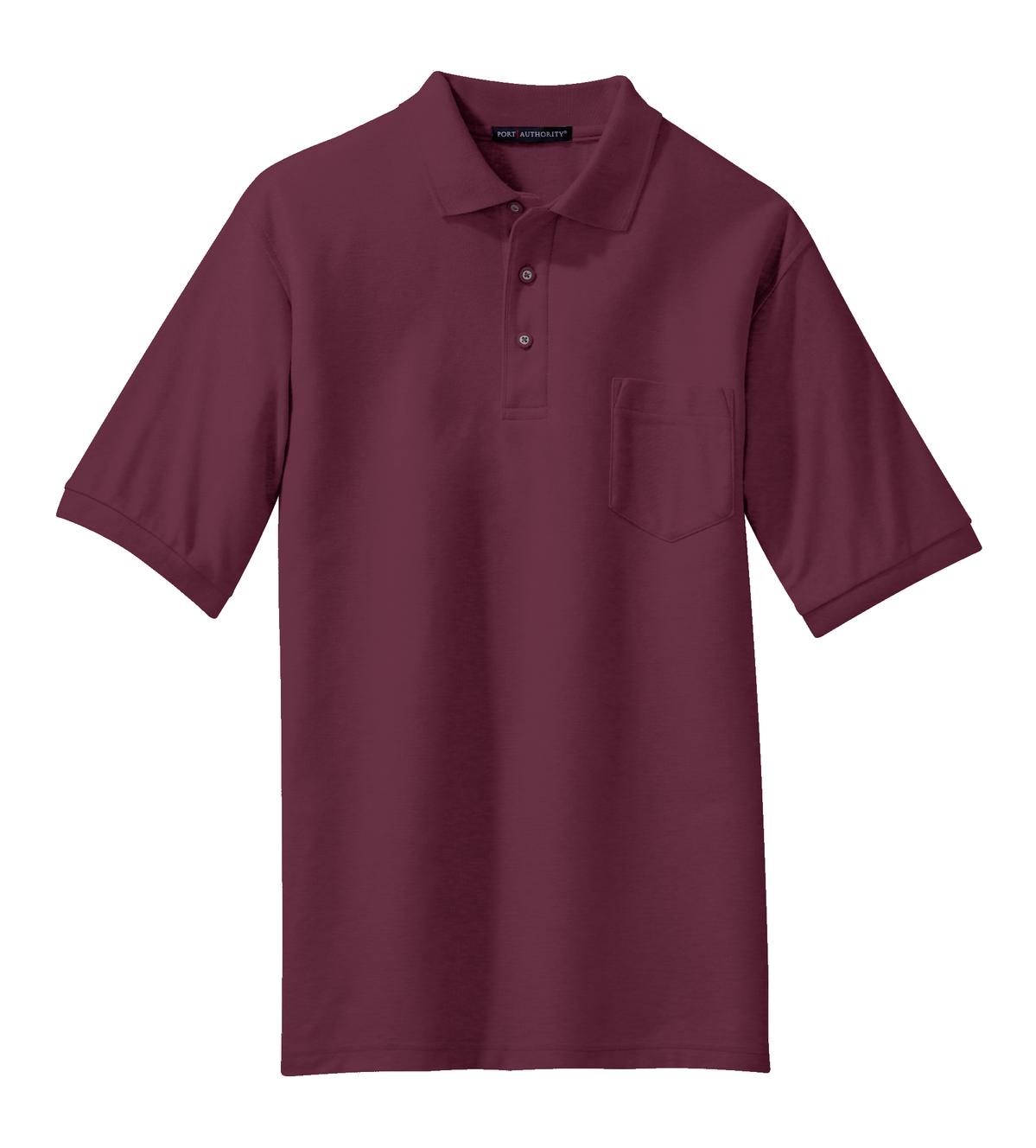 Port Authority Silk Touch Polo with Pocket K500P