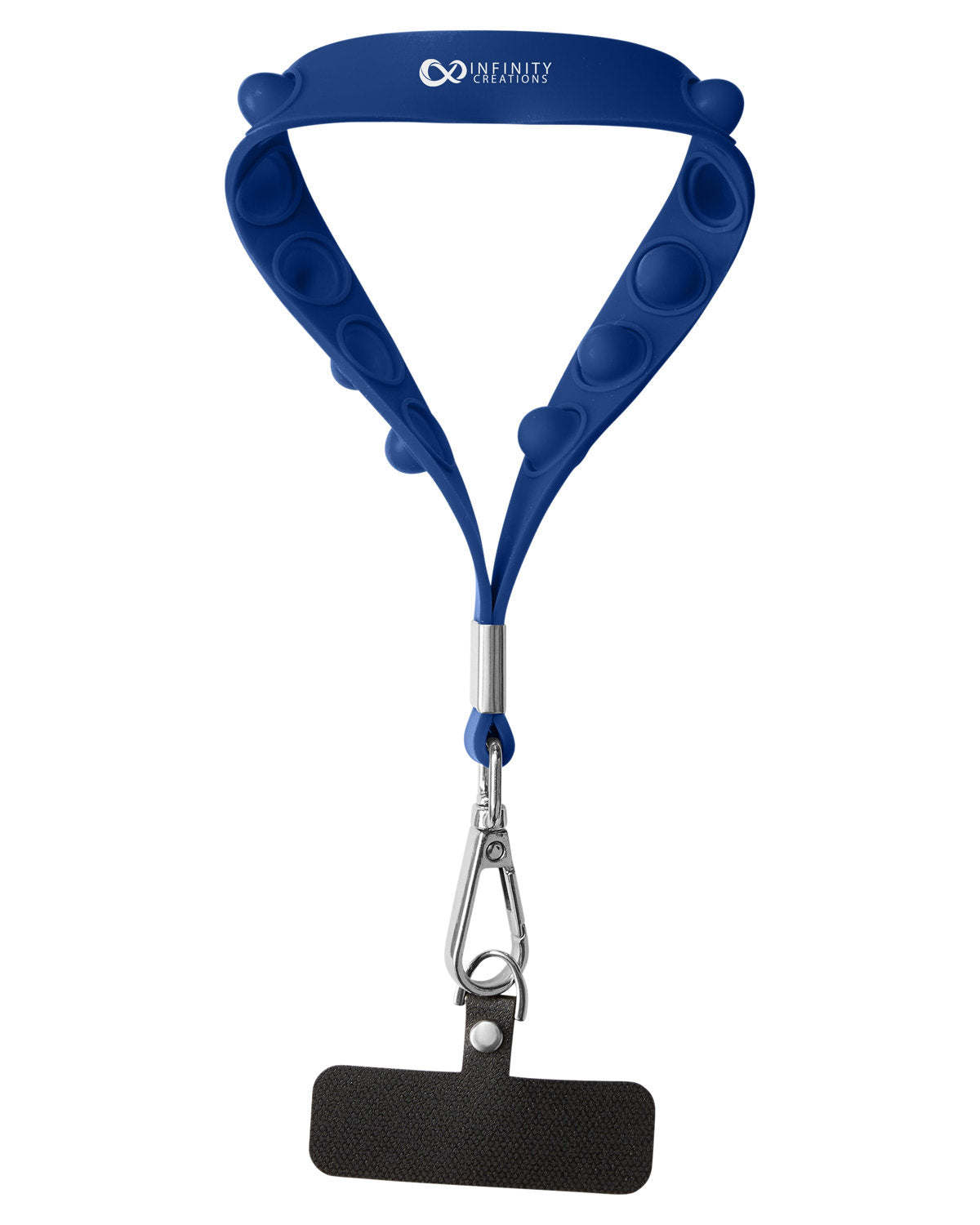 Push Pop Wrist Strap Keychain With Phone Holder - KT012