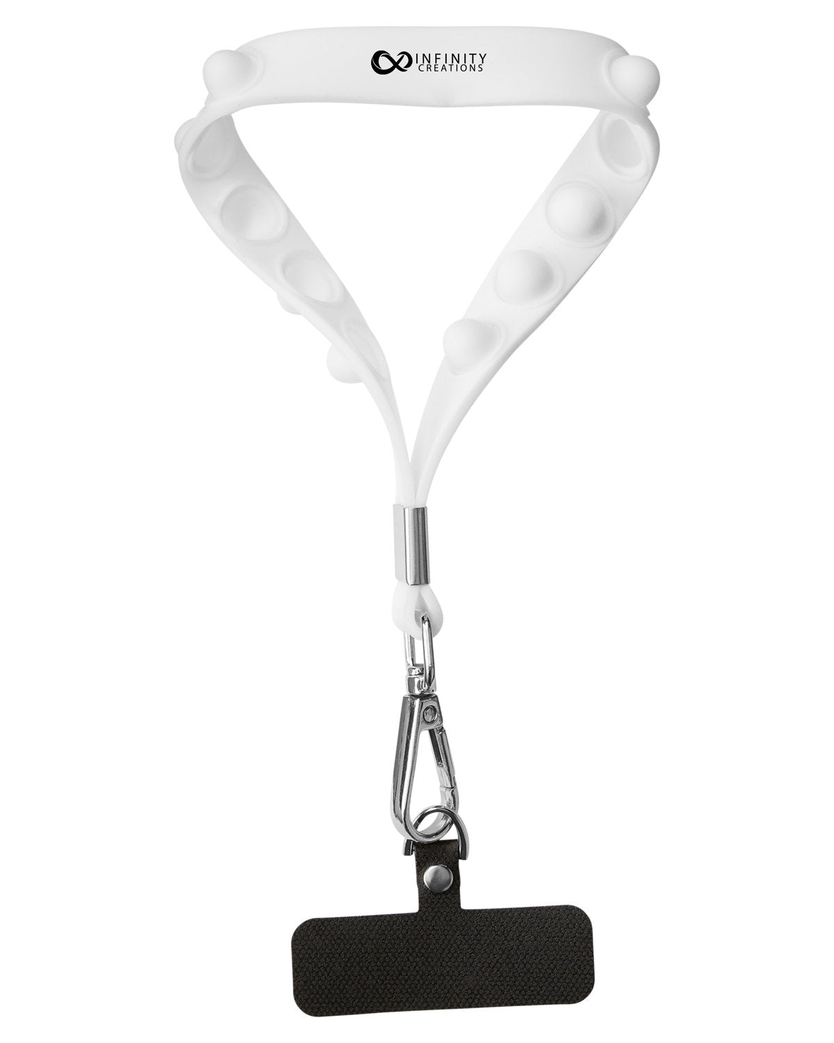 Push Pop Wrist Strap Keychain With Phone Holder - KT012