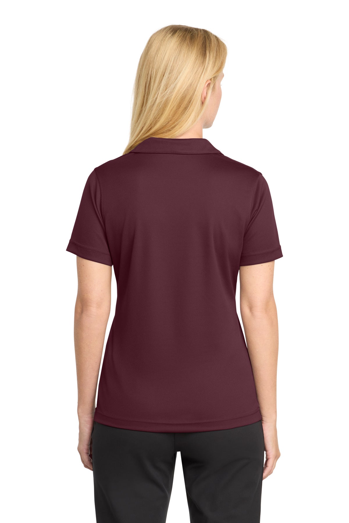 Sport-Tek Women's Dri-Mesh V-Neck Polo L469