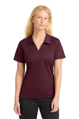 Sport-Tek Women's Dri-Mesh V-Neck Polo L469