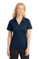 Sport-Tek Women's Dri-Mesh V-Neck Polo L469