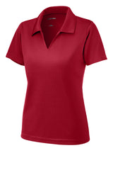 Sport-Tek Women's Dri-Mesh V-Neck Polo L469