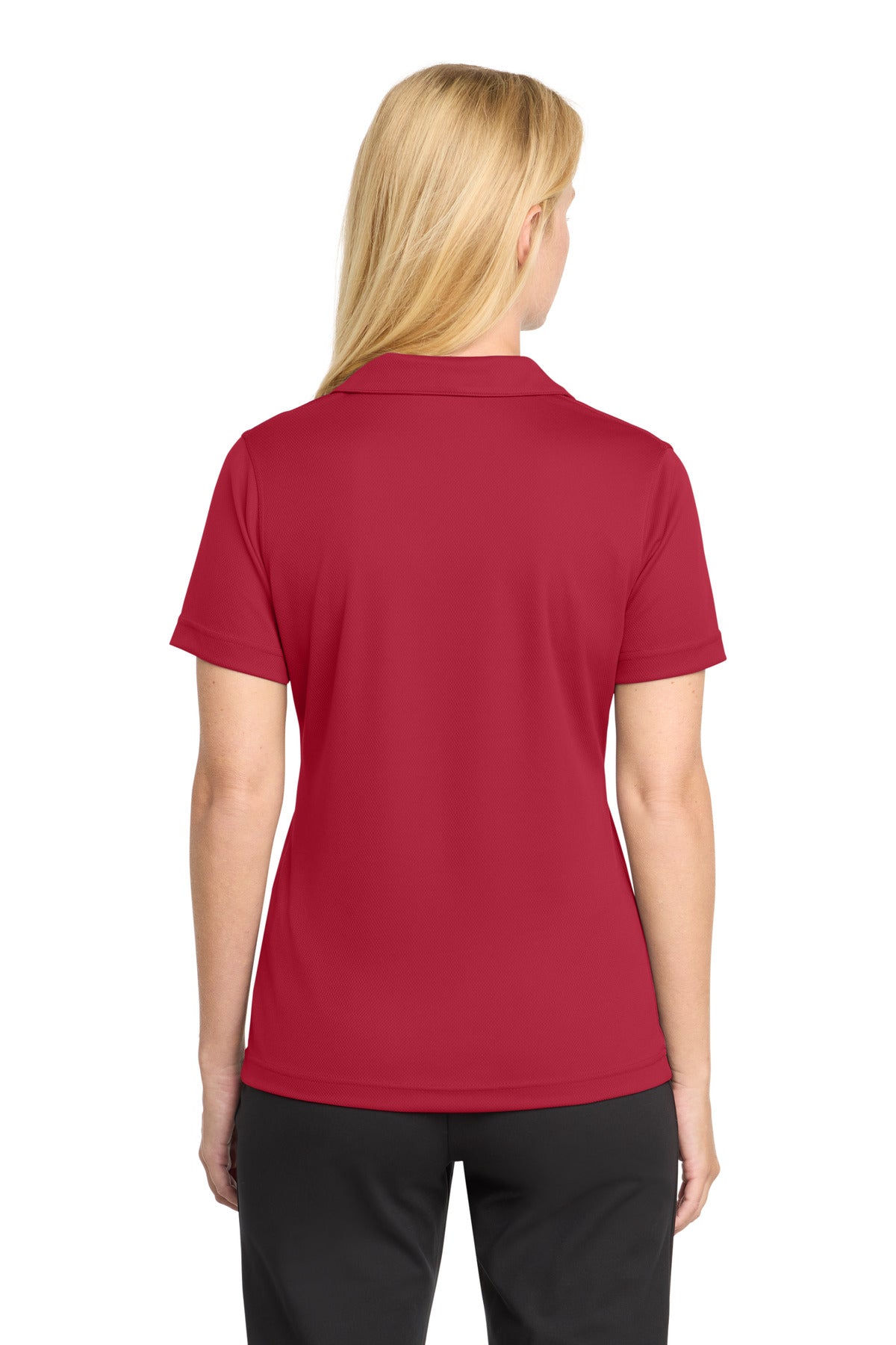 Sport-Tek Women's Dri-Mesh V-Neck Polo L469
