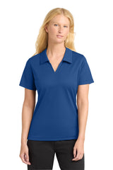 Sport-Tek Women's Dri-Mesh V-Neck Polo L469