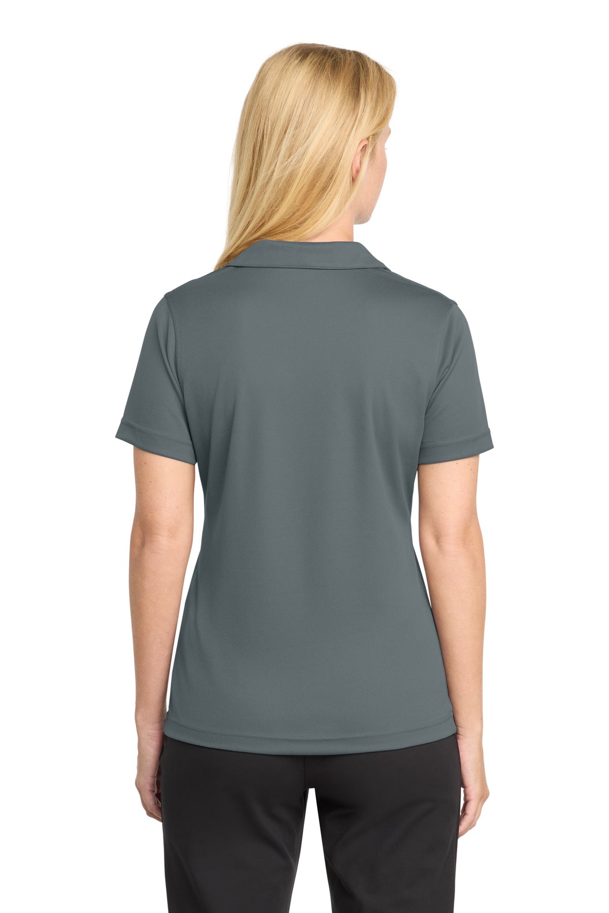 Sport-Tek Women's Dri-Mesh V-Neck Polo L469
