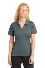 Sport-Tek Women's Dri-Mesh V-Neck Polo L469
