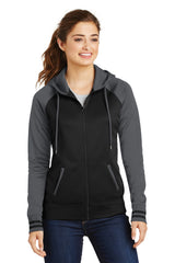 Sport-Tek Women's Sport-Wick Varsity Fleece Full-Zip Hooded Jacket LST236