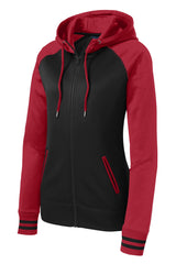 Sport-Tek Women's Sport-Wick Varsity Fleece Full-Zip Hooded Jacket LST236