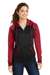 Sport-Tek Women's Sport-Wick Varsity Fleece Full-Zip Hooded Jacket LST236