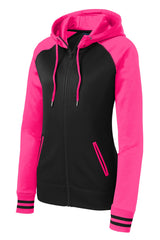 Sport-Tek Women's Sport-Wick Varsity Fleece Full-Zip Hooded Jacket LST236