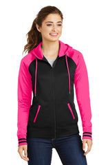 Sport-Tek Women's Sport-Wick Varsity Fleece Full-Zip Hooded Jacket LST236