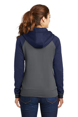 Sport-Tek Women's Sport-Wick Varsity Fleece Full-Zip Hooded Jacket LST236