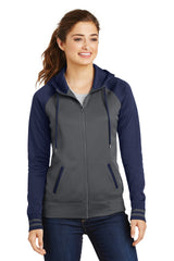 Sport-Tek Women's Sport-Wick Varsity Fleece Full-Zip Hooded Jacket LST236