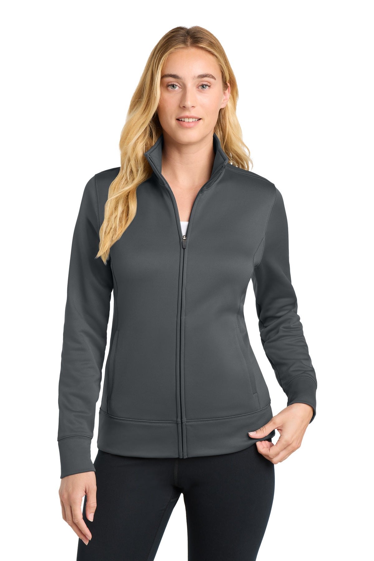 Sport-Tek Women's Sport-Wick Fleece Full-Zip Jacket LST241
