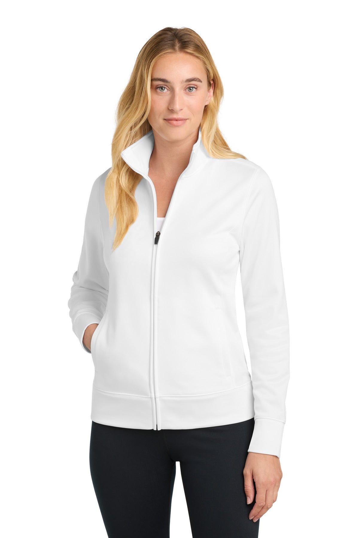 Sport-Tek Women's Sport-Wick Fleece Full-Zip Jacket LST241