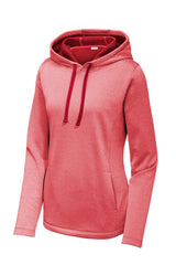Sport-Tek  Women's PosiCharge  Sport-Wick  Heather Fleece Hooded Pullover LST264