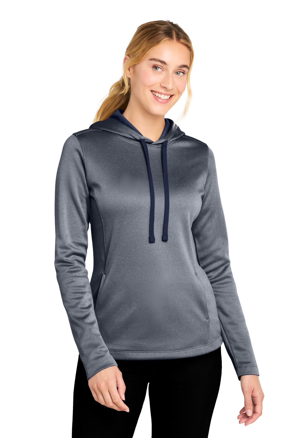 Sport-Tek  Women's PosiCharge  Sport-Wick  Heather Fleece Hooded Pullover LST264
