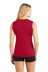 Sport-Tek Women's Sleeveless PosiCharge Competitor V-Neck Tee LST352