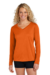 Sport-Tek Women's Long Sleeve PosiCharge Competitor V-Neck Tee LST353LS
