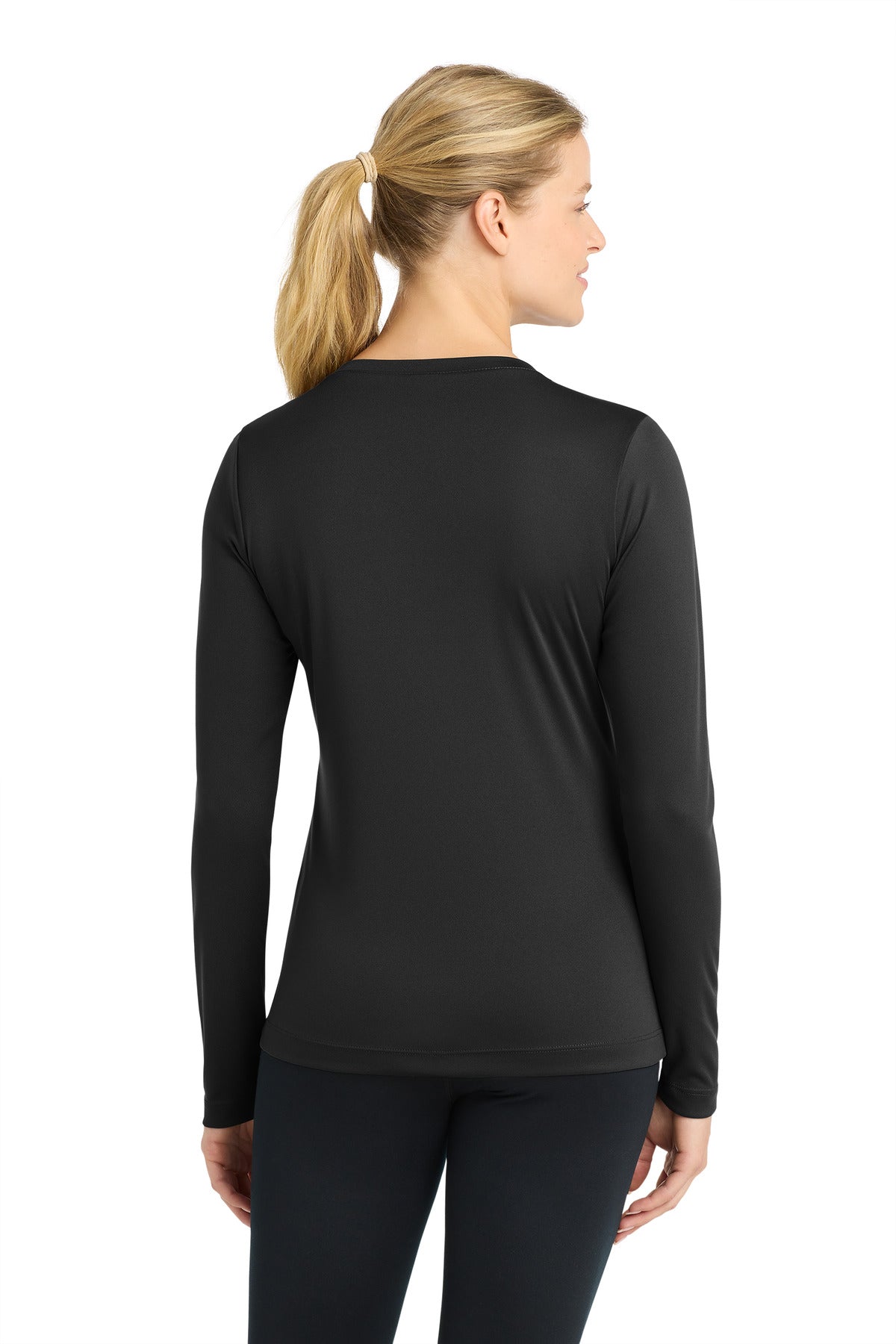 Sport-Tek Women's Long Sleeve PosiCharge Competitor V-Neck Tee LST353LS