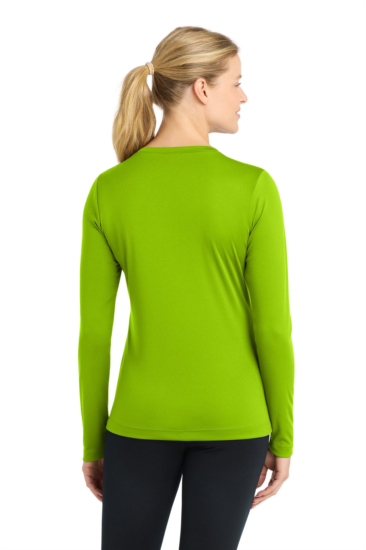 Sport-Tek Women's Long Sleeve PosiCharge Competitor V-Neck Tee LST353LS