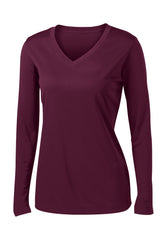Sport-Tek Women's Long Sleeve PosiCharge Competitor V-Neck Tee LST353LS