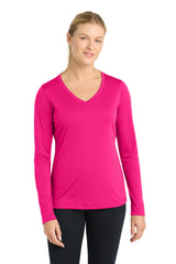 Sport-Tek Women's Long Sleeve PosiCharge Competitor V-Neck Tee LST353LS