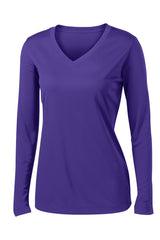 Sport-Tek Women's Long Sleeve PosiCharge Competitor V-Neck Tee LST353LS