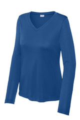Sport-Tek Women's Long Sleeve PosiCharge Competitor V-Neck Tee LST353LS