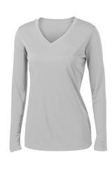 Sport-Tek Women's Long Sleeve PosiCharge Competitor V-Neck Tee LST353LS