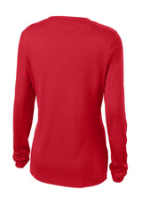 Sport-Tek Women's Long Sleeve PosiCharge Competitor V-Neck Tee LST353LS