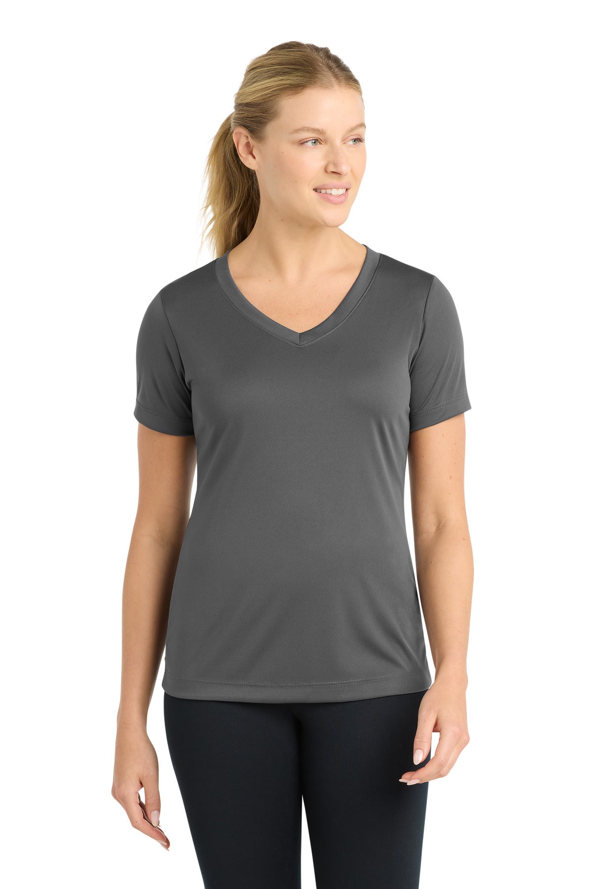 Sport-Tek Women's PosiCharge Competitor V-Neck Tee LST353