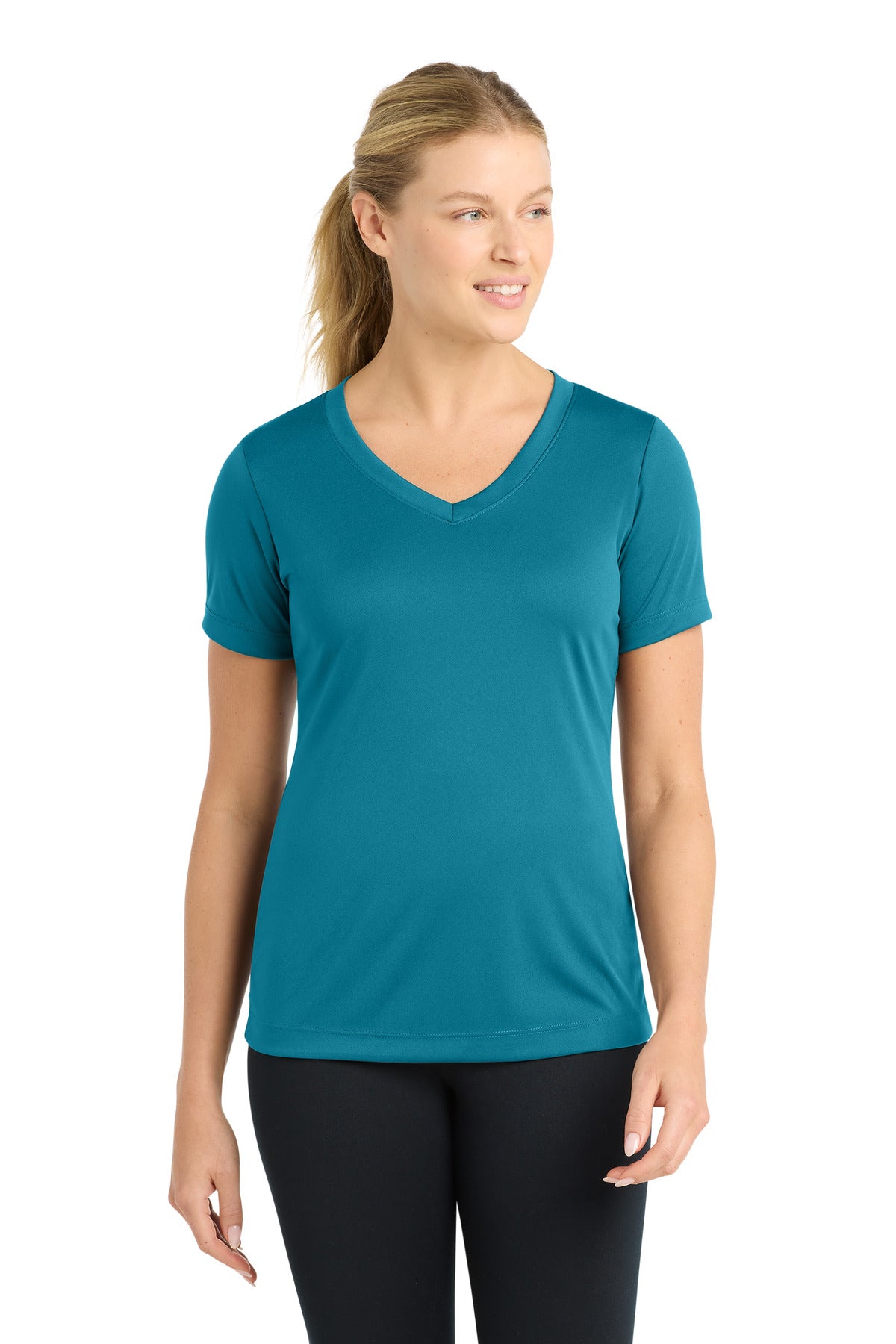 Sport-Tek Women's PosiCharge Competitor V-Neck Tee LST353