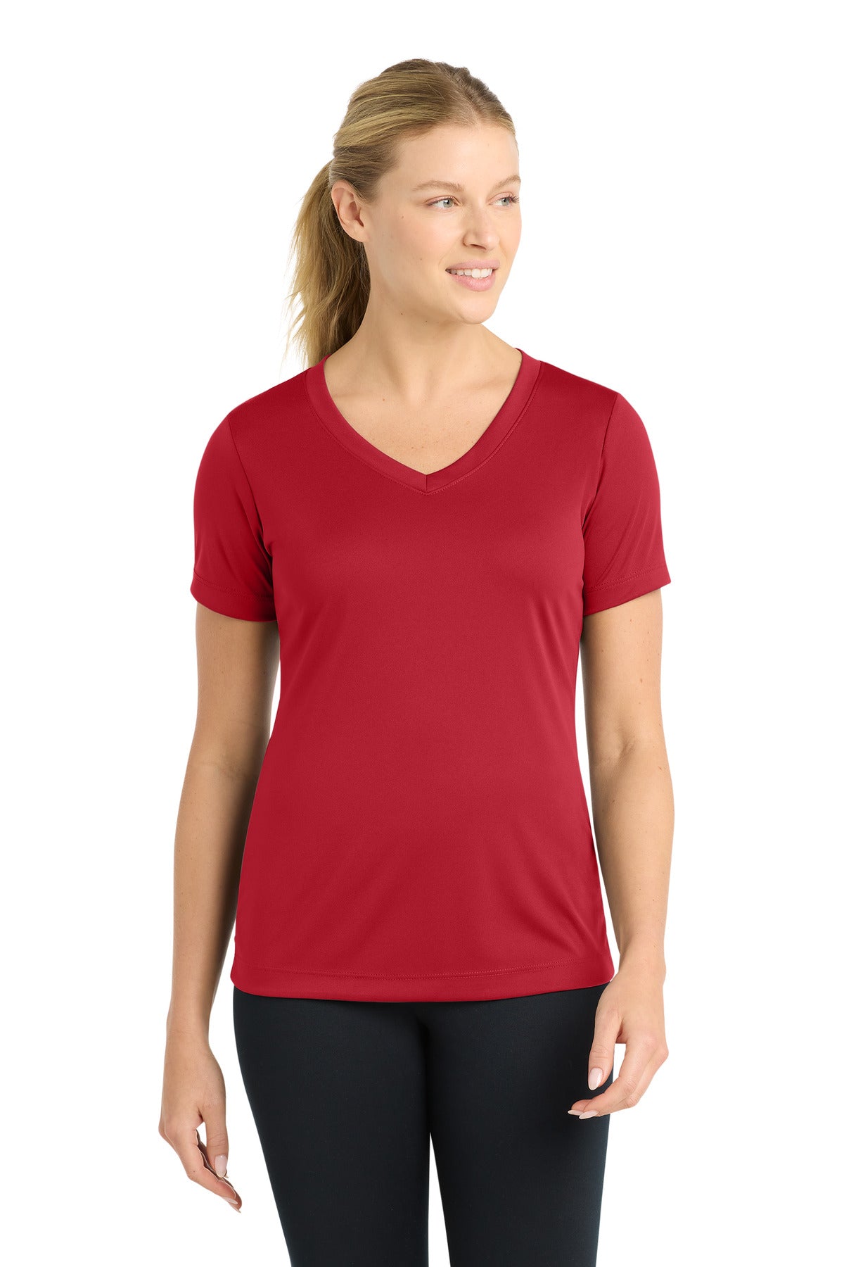 Sport-Tek Women's PosiCharge Competitor V-Neck Tee LST353