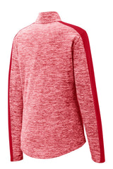 Sport-Tek Women's PosiCharge Electric Heather Colorblock 1/4-Zip Pullover LST397