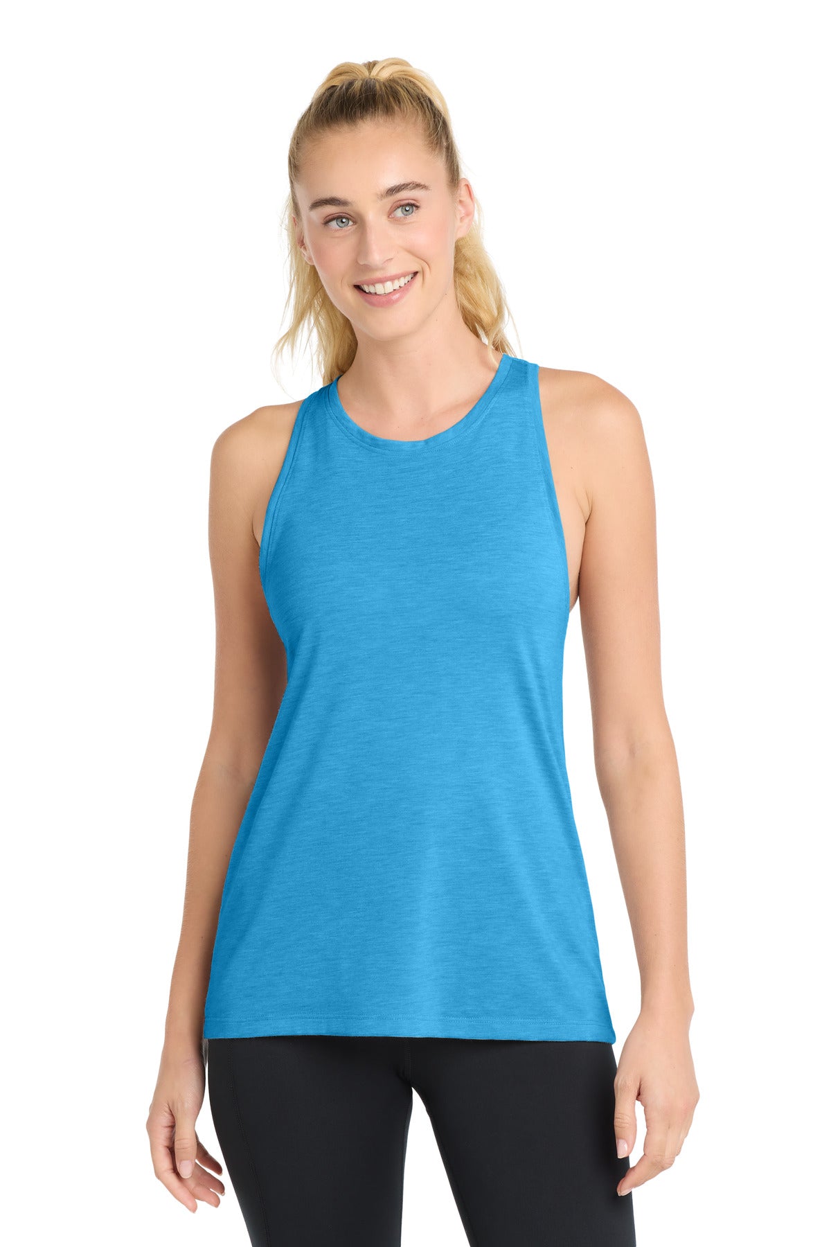 Sport-Tek Women's PosiCharge Tri-Blend Wicking Tank LST402