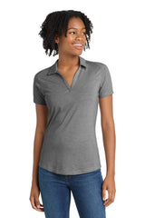 Sport-Tek Women's PosiCharge Tri-Blend Wicking Polo LST405