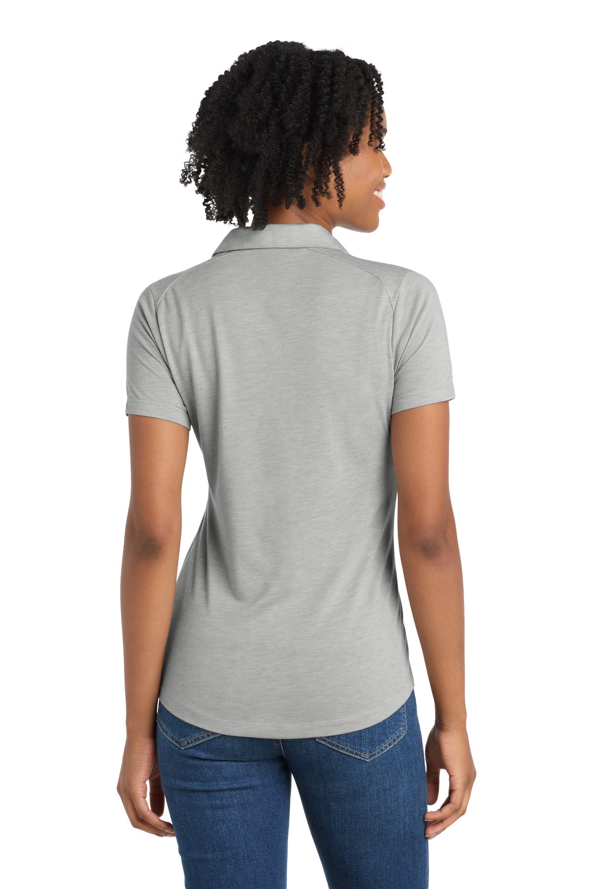 Sport-Tek Women's PosiCharge Tri-Blend Wicking Polo LST405