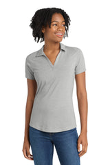 Sport-Tek Women's PosiCharge Tri-Blend Wicking Polo LST405