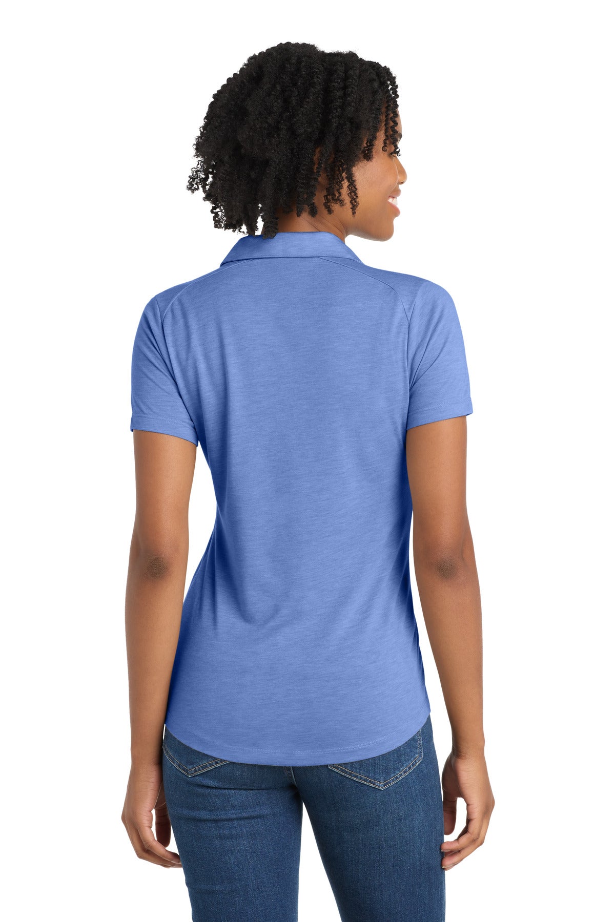 Sport-Tek Women's PosiCharge Tri-Blend Wicking Polo LST405