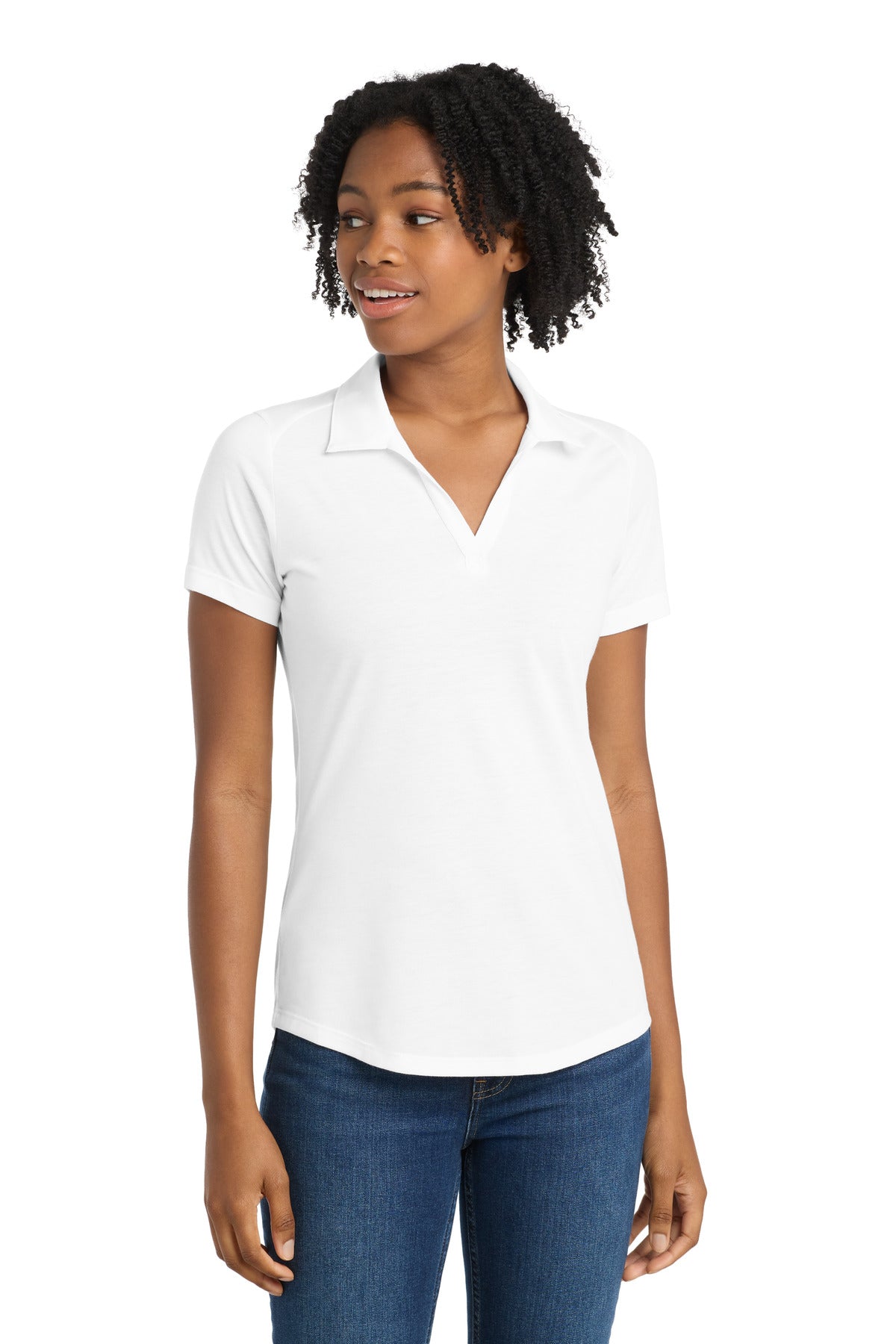 Sport-Tek Women's PosiCharge Tri-Blend Wicking Polo LST405